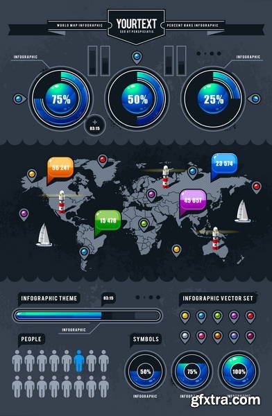 Infographics Collection Vol.6, 25xEPS