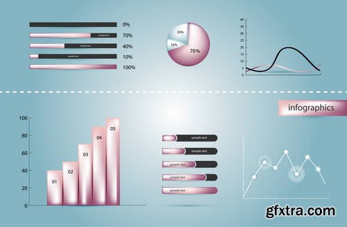 Infographics Collection Vol.6, 25xEPS