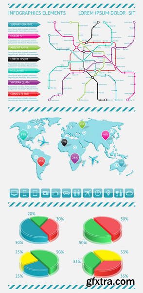 Infographics Collection Vol.6, 25xEPS