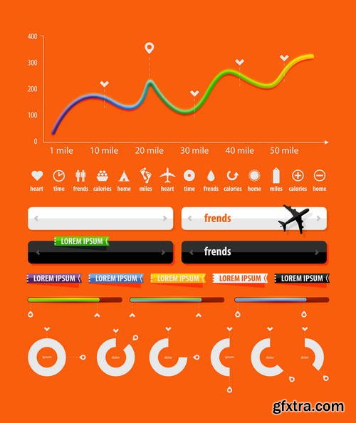 Infographics Collection Vol.6, 25xEPS
