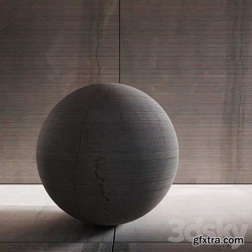 3dsky Pro - Porcelain tile Dark Gray Backface