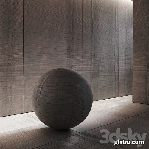 3dsky Pro - Porcelain tile Dark Gray Backface