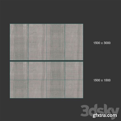 3dsky Pro - Porcelain tile Dark Gray Backface