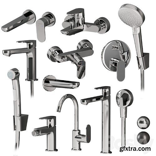 3dsky Pro - Hansgrohe Rebris S Faucets and showers set