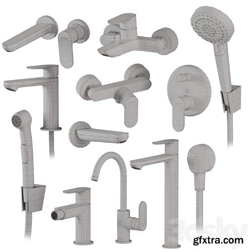3dsky Pro - Hansgrohe Rebris S Faucets and showers set