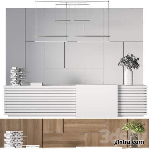 3dsky Pro - Reception Desk No12
