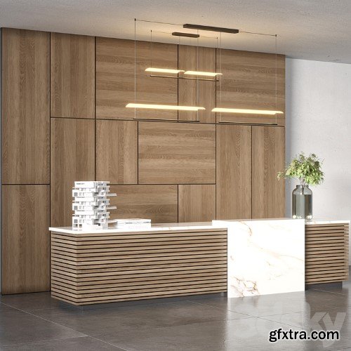 3dsky Pro - Reception Desk No12