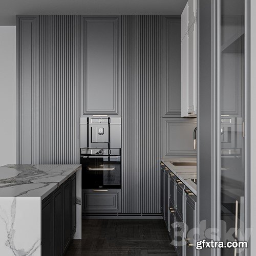 3dsky Pro - kitchen Neoclassic 277