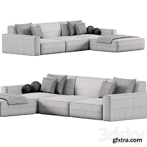 3dsky Pro - Lynnbrook Sofa By Weilai Concept