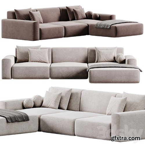 3dsky Pro - Lynnbrook Sofa By Weilai Concept