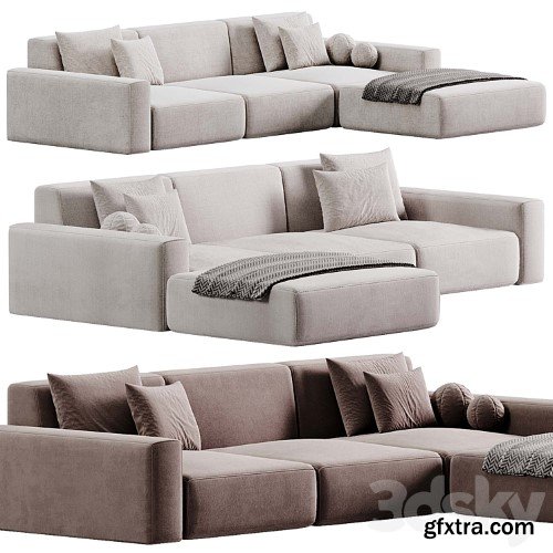 3dsky Pro - Lynnbrook Sofa By Weilai Concept