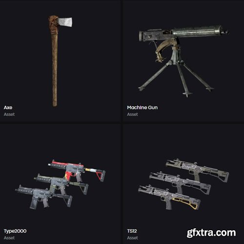 LeartesStudios - 3D Assets Weapons