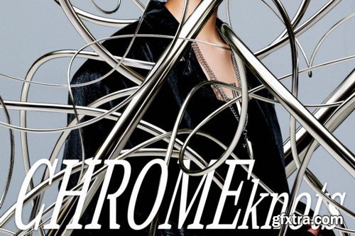 Saintricchi - Chrome Knots - 3D PNG Shapes