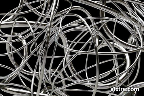 Saintricchi - Chrome Knots - 3D PNG Shapes
