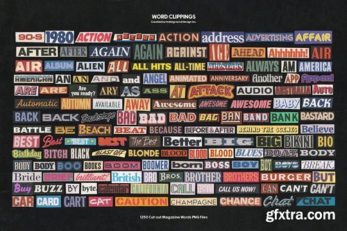 CreativeMarket - Word Clippings 2025 UPDATE - 6791430