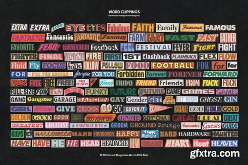CreativeMarket - Word Clippings 2025 UPDATE - 6791430