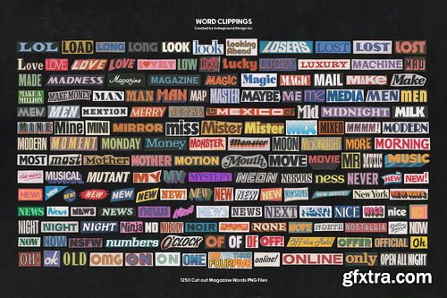 CreativeMarket - Word Clippings 2025 UPDATE - 6791430