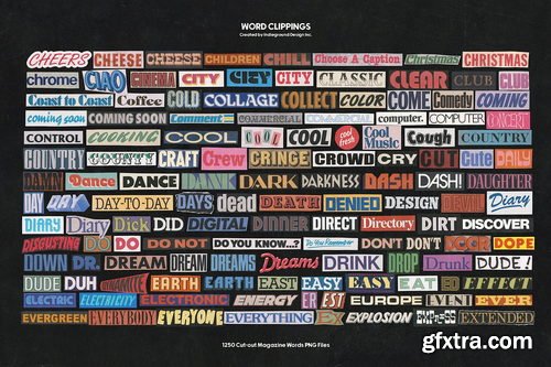 CreativeMarket - Word Clippings 2025 UPDATE - 6791430