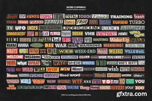 CreativeMarket - Word Clippings 2025 UPDATE - 6791430