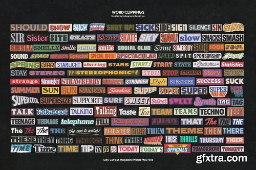 CreativeMarket - Word Clippings 2025 UPDATE - 6791430