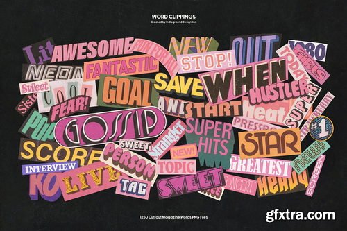 CreativeMarket - Word Clippings 2025 UPDATE - 6791430