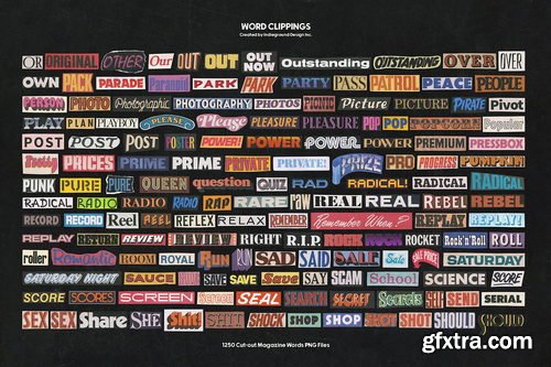 CreativeMarket - Word Clippings 2025 UPDATE - 6791430