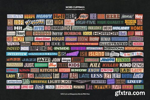 CreativeMarket - Word Clippings 2025 UPDATE - 6791430
