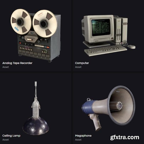 LeartesStudios - Collections Retro Police Station Devices