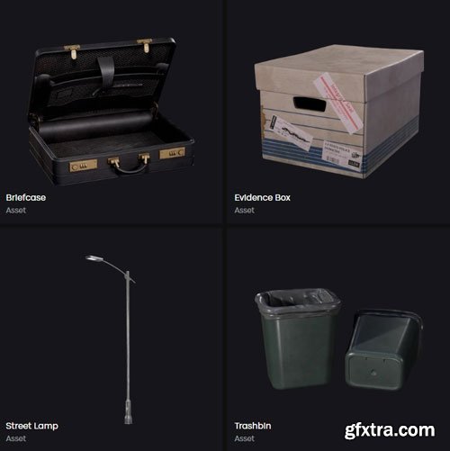 LeartesStudios - Retro Police Station Props