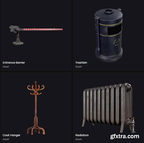 LeartesStudios - Retro Police Station Props