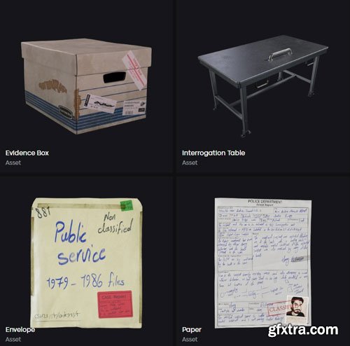 LeartesStudios - Collections Retro Police Stations Criminal