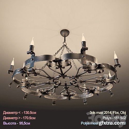 3dsky Pro - Chandeliers Forged