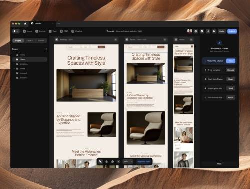 'Luxury Furniture Shop Framer Template'