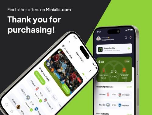 'ScorePlay - Live Score & Streaming Football App Ui Kits'