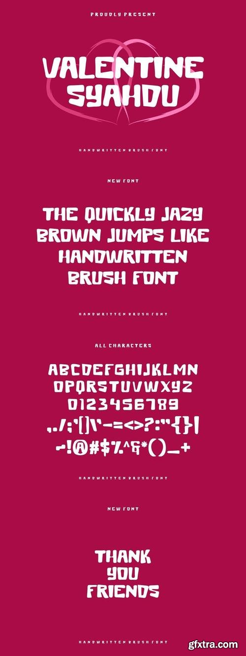 Valentine Syahdu Font