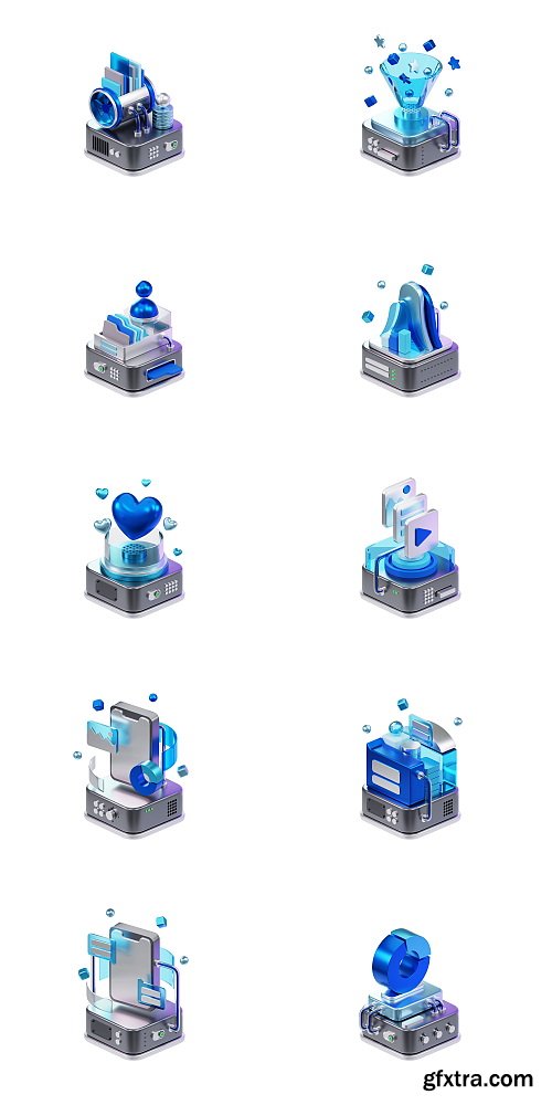 Craftwork.design - Techsy 3D Icons