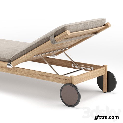 3dsky Pro - DEDON Tibbo | Beach chair