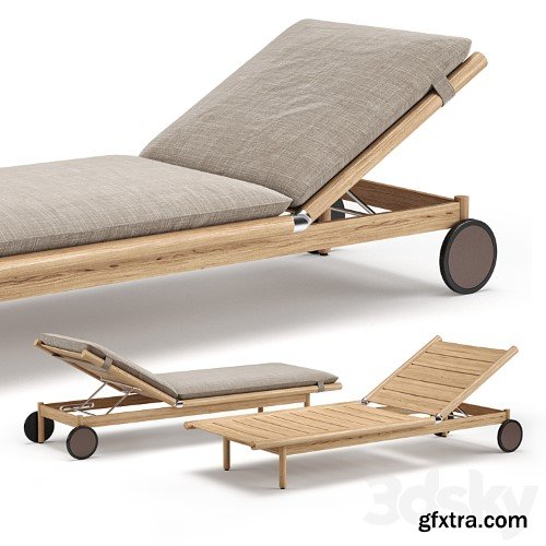 3dsky Pro - DEDON Tibbo | Beach chair