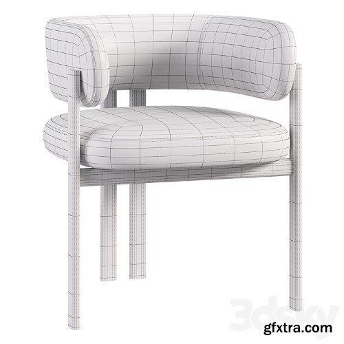3dsky Pro - Bay Metal Armchair by Naturedesign