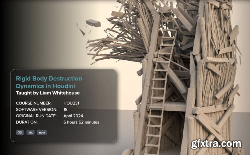FXPHD - HOU231 - Rigid Body Destruction Dynamics in Houdini