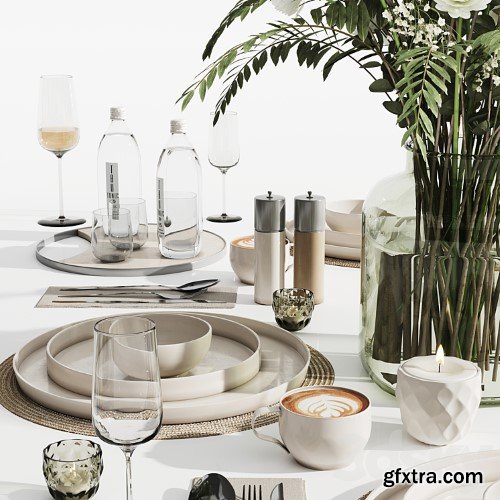 3dsky Pro - Tableware set 037