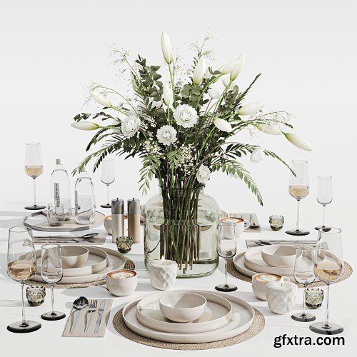3dsky Pro - Tableware set 037