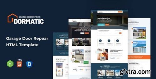 Themeforest - Dormatic - Garage Door Repair HTML Template 35012896 v1.0
