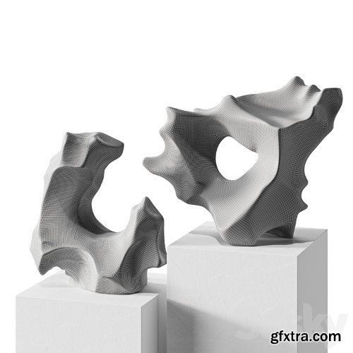 3dsky Pro - Abstract stone sculpture
