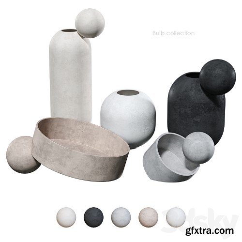 3dsky Pro - Bulb collection vases