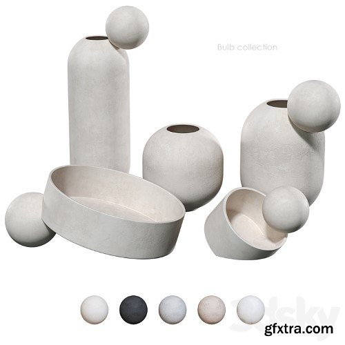 3dsky Pro - Bulb collection vases