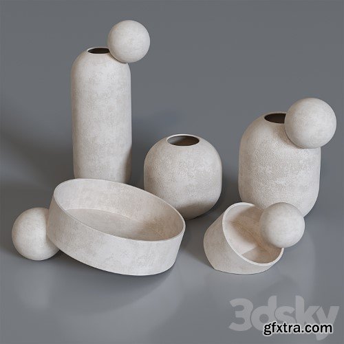 3dsky Pro - Bulb collection vases