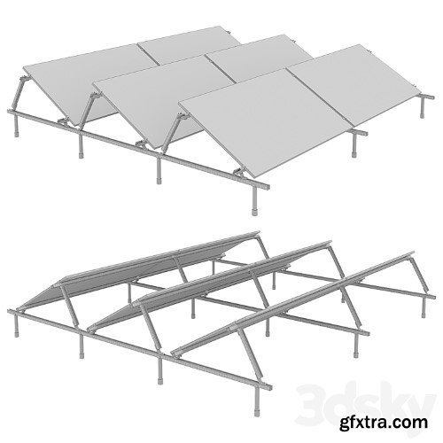 3dsky Pro - solar panel power plant
