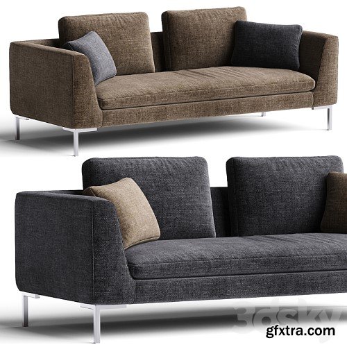 3dsky Pro - CHARLES Sofa By B&amp;B Italia