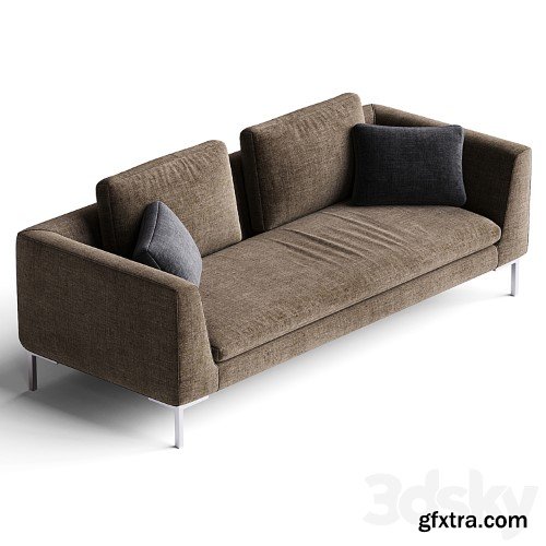 3dsky Pro - CHARLES Sofa By B&amp;B Italia